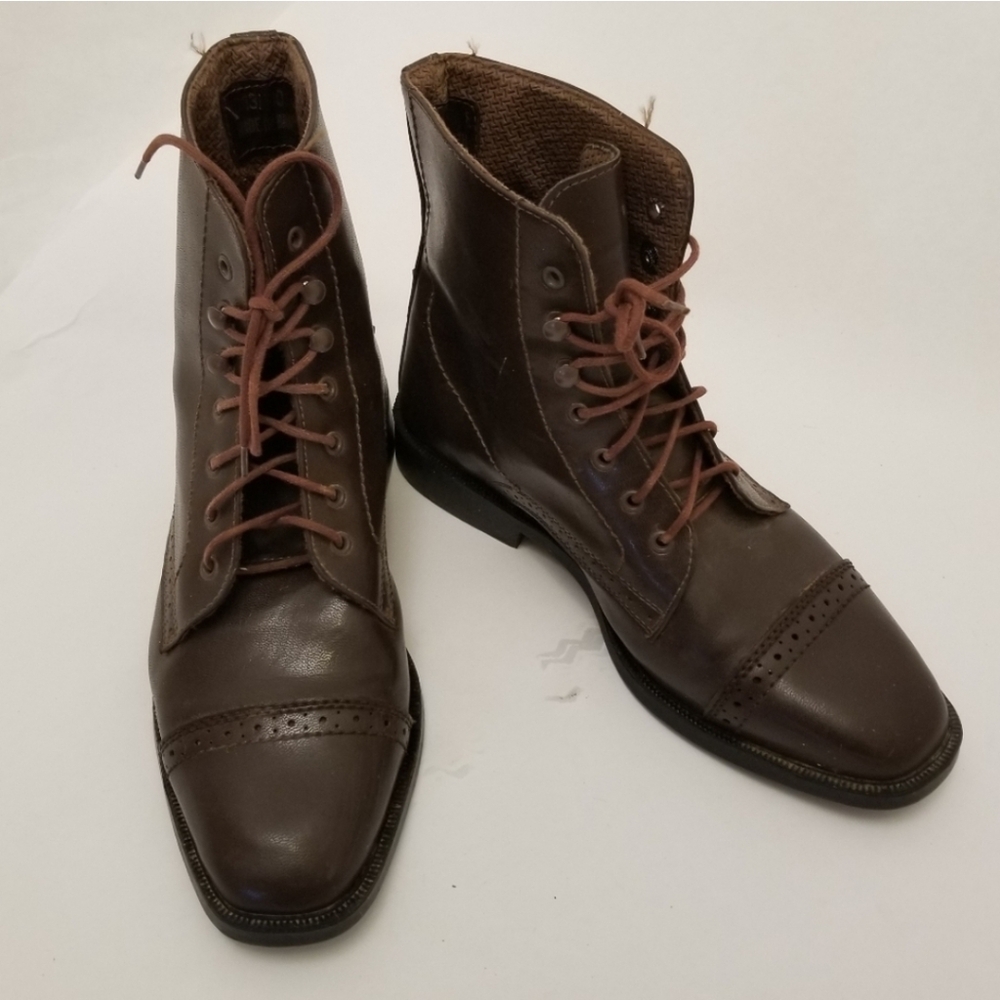 TuffRider Paddock Boots, Brown, Ankle, Laced 8